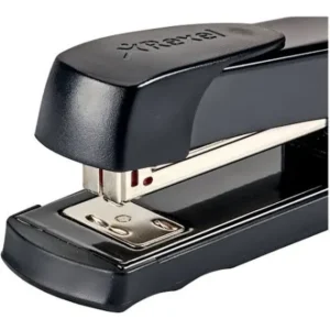 010108BK-Rexel Meteor Half Strip Metal Stapler 20 Sheet - Black(9)