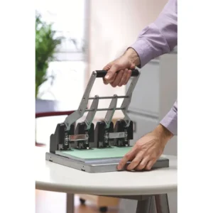 110237-Rexel HD4150 Ultra Heavy Duty 4 Hole Punch 150 Sheet - Black Silver (5)