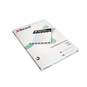 Rexel Light A4 150 Laminating Pouches Pack 100