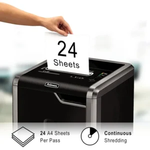 4623501-Fellowes Powershred 225i Strip Cut P2 Paper Shredder - 22 Sheet (2)