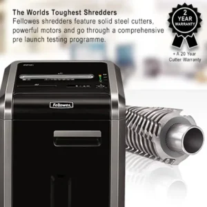 4623501-Fellowes Powershred 225i Strip Cut P2 Paper Shredder - 22 Sheet (3)