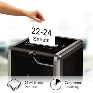 4632001-Fellowes Powershred 325Ci Cross Cut P4 Paper Shredder - 24 Sheet (3)