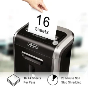4679601-Fellowes Powershred 79Ci Cross Cut P4 Paper Shredder - 16 Sheet.