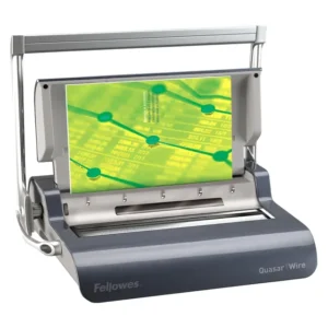 Fellowes Quasar Wire Binding Machine - Punch 15 Sheets - Bind 130 Sheets