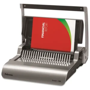 Fellowes Quasar+ Comb Binding Machine - Punch 25 Sheets - Bind 500 Sheets