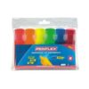 Penflex Higlo Highlighter Chisel Point Assorted Wallet 6s