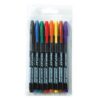 Penflex OHP Fine Point Permanent Marker Assorted Wallet 8s
