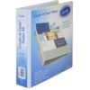 Bantex A5 2 Ring 30mm Create-A-Cover Presentation Binder PVC White