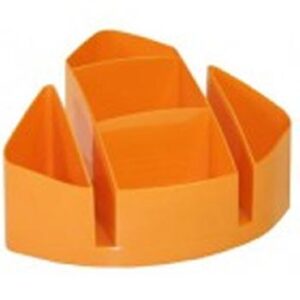 Bantex Moulded Plastic Desk Organiser Orange