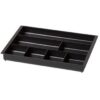 Bantex Desk Drawer Organiser Black 7 Compartment 325 x 240mm