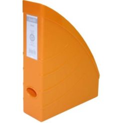 Bantex Optima Magazine Filing Box 75mm capacity Orange