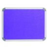 Parrot Info Board Aluminium Frame 900 x 600mm Purple