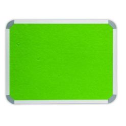 Parrot Info Board Aluminium Frame 1200 x 1000mm Lime Green