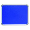 Parrot Info Board Aluminium Frame 1500 x 1200mm Royal Blue