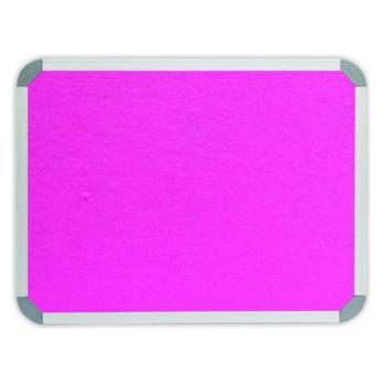 Parrot Info Board Aluminium Frame 1500 x 1200mm Pink