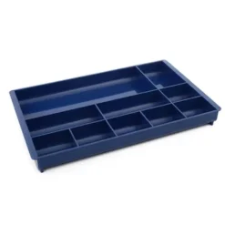 Bantex Desk Drawer Organiser Blue 10 Compartment 293 x 180mm