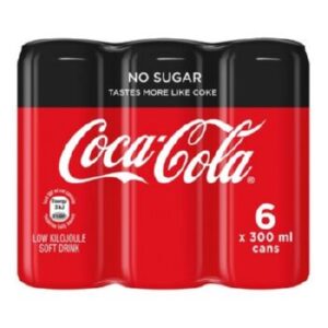 Coca-Cola No Sugar 300ml 6s - 2
