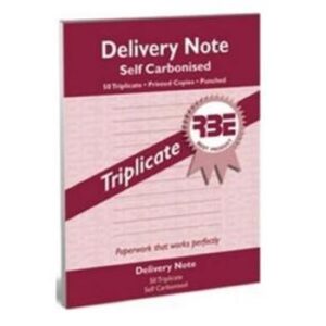 RBE A5 Delivery Note Triplicate
