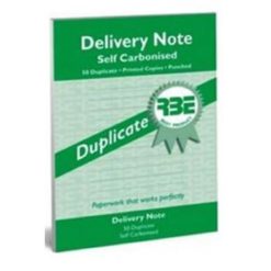 RBE A5 Delivery Note Duplicate Pad
