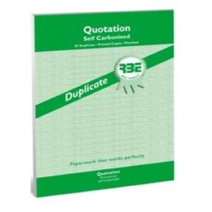 RBE A5 Quotation Duplicate Pad