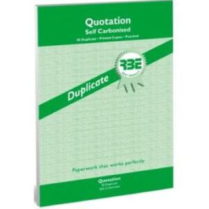 RBE A4 Quotation Duplicate Pad