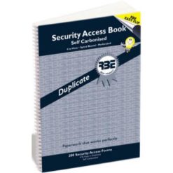 RBE A4 Security Access Duplicate Book