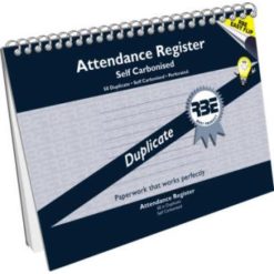 RBE A4 Attendance Register Duplicate Book