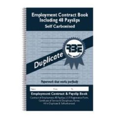RBE A5 Employment Contract & Payslip Book