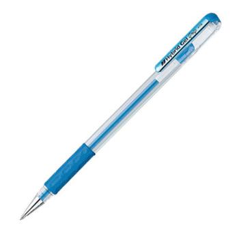 Pentel Hybrid Milky Grip Pen 0.8mm Light Blue