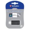 Verbatim Pinstripe Flash Drive 64GB Black