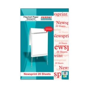 BA2104 Parrot Flipchart Paper Newsprint 20 Sheets 860 x 610mm 48gsm