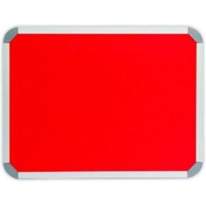 Parrot Info Board Aluminium Frame 1200 x 1000mm Red