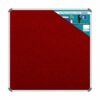 Parrot Info Board Aluminium Frame 900 x 900mm Burgandy