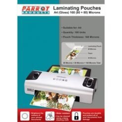 Parrot Laminating Pouches A4 220 x 310 160mic Box 100