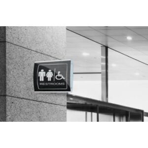 Parrot Sign Frame Double Sided Wall Mounted