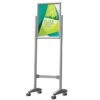 Parrot Stand Poster Frame Castors Double Sided A0