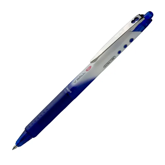 Pilot V Ball RT Retractable Liquid Ink Roller Ball Pen Extra Fine 0.5mm - Blue - FINAL STOCK