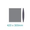 Parrot Sign Frame Double Sided Wall Mounted 420x300mm A3