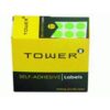Tower Colour Code Label 10mm 700s Fluorescent Green