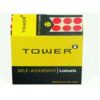 Tower Colour Code Label 10mm 700s Fluorescent Red