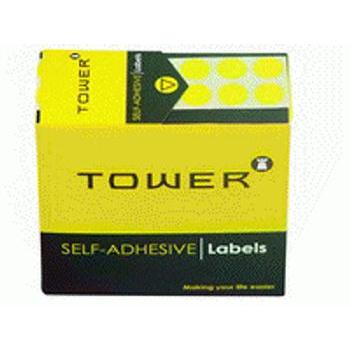 Tower Colour Code Label 10mm 700s Yellow
