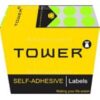 Tower Colour Code Label 13mm 400s Fluorescent Lime