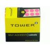 Tower Colour Code Label 13mm 400s Fluorescent Pink