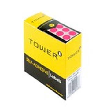 Tower Colour Code Label 13mm 400s Pink