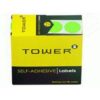 Tower Colour Code Label 19mm 250s Fluorescent Green