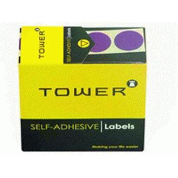 Tower Colour Code Label 19mm 250s Purple