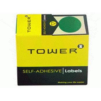 Tower Colour Code Label 32mm 75s Green
