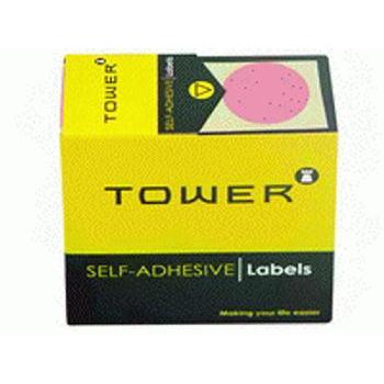 Tower Colour Code Label 32mm 75s Pink