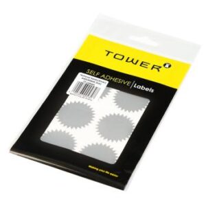 Tower Notarial Seals 40mm Dia. 72s Silver