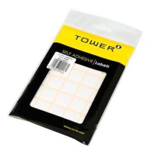 Tower White Sheet Label 19 x 19mm 840s